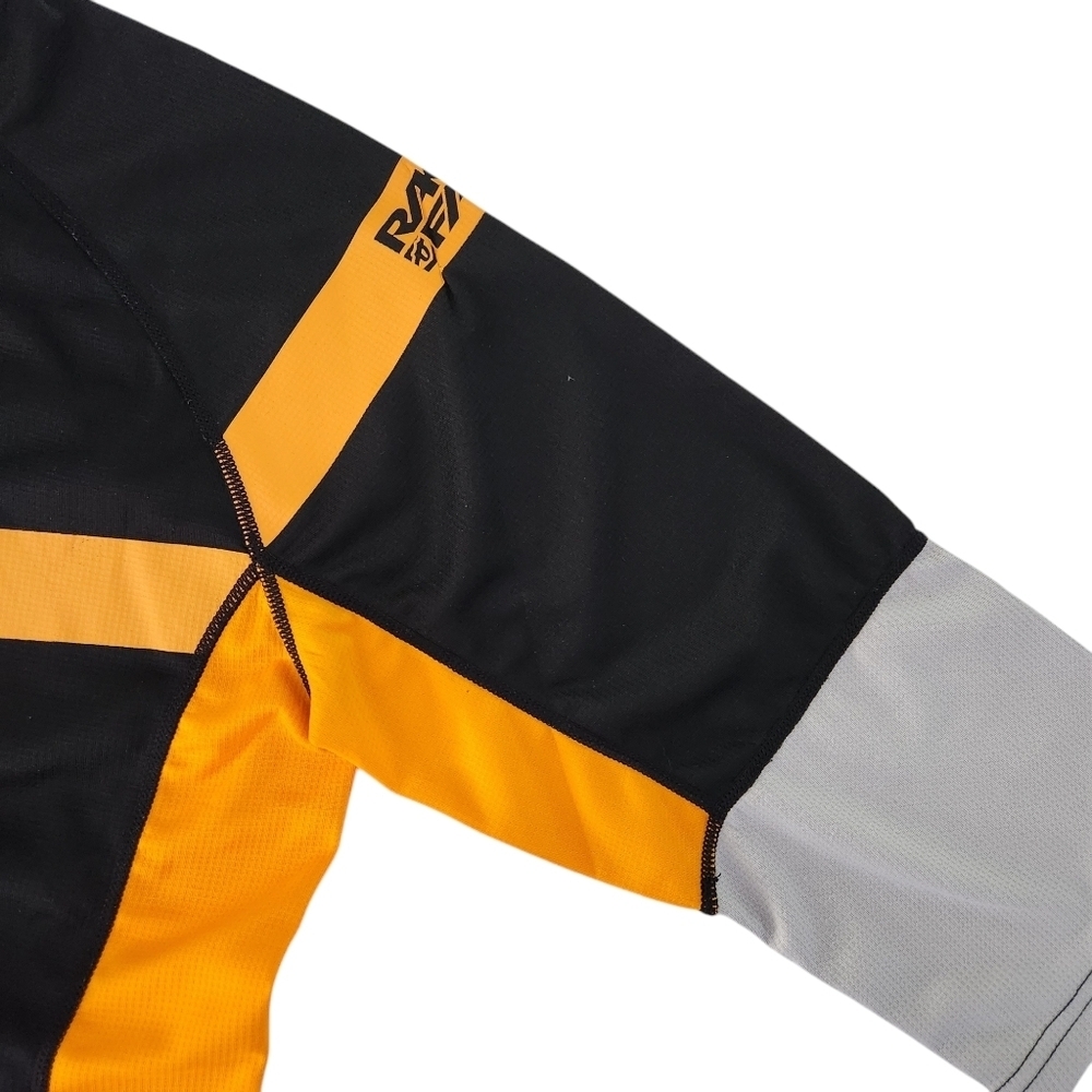 RACE FACE Indy Jersey 3/4 sleeve mountain bike orange and black - Picture 7 of 10